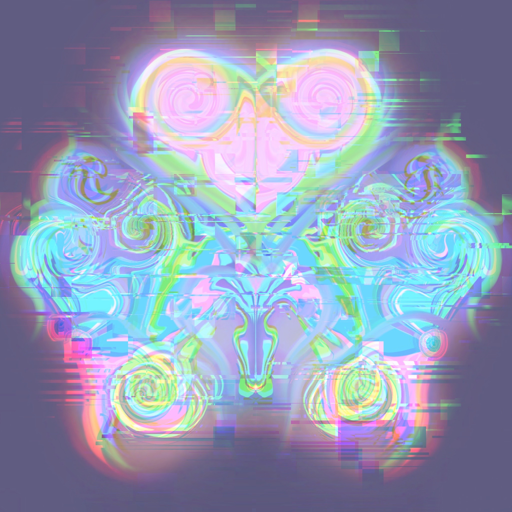 pink orange butterfly colorful swirl